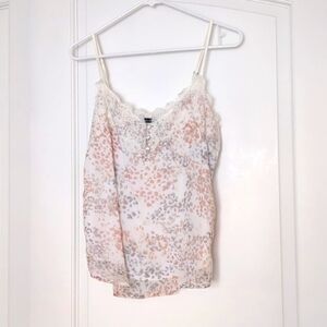 Abercrombie lace trim tank top